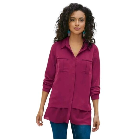 Soft Surroundings Rossini layered Shirt size Large - Picture 1 of 9